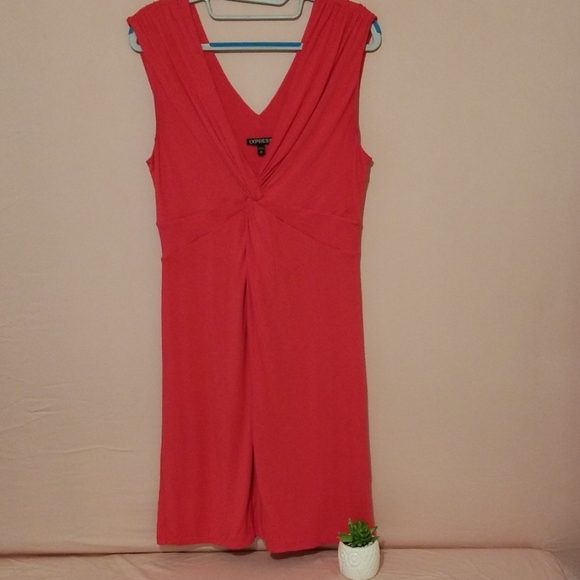 Express Pink Evening Midi Dress - Picture 2 of 6